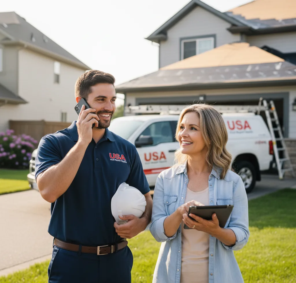 USA Roof Repair Experts customer support in Cartwright